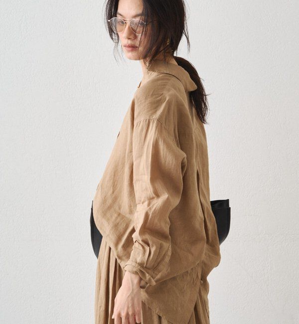  「リネンバックタイシャツ」|シャツ・ブラウス|