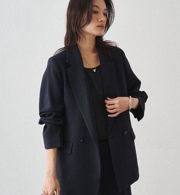  「【Atelier N5/アトリエヌメロサンク】ツイードWジャケット」|ベスト・ジレ|