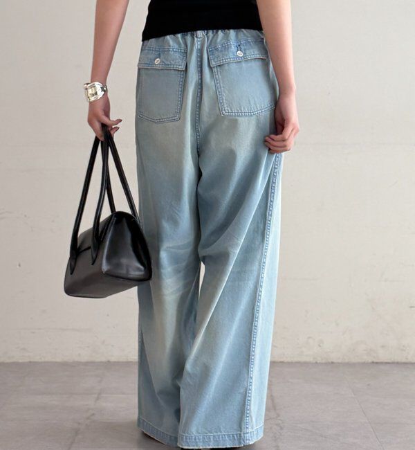  「ベイカーデニムパンツ」|デニム|