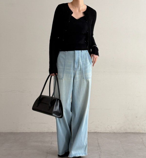  「ベイカーデニムパンツ」|デニム|