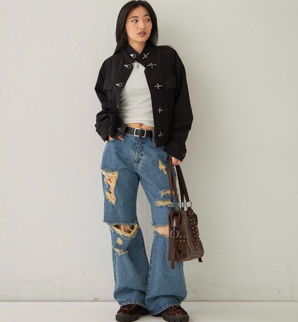  「ファイヤーマンミリタリーシャツジャケット」|ブルゾン・スタジャン|