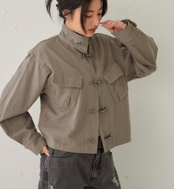  「ファイヤーマンミリタリーシャツジャケット」|ブルゾン・スタジャン|