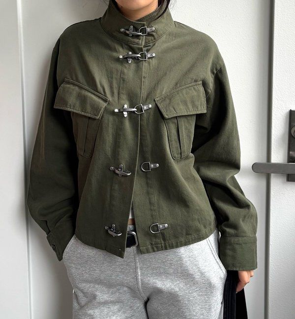  「ファイヤーマンミリタリーシャツジャケット」|ブルゾン・スタジャン|