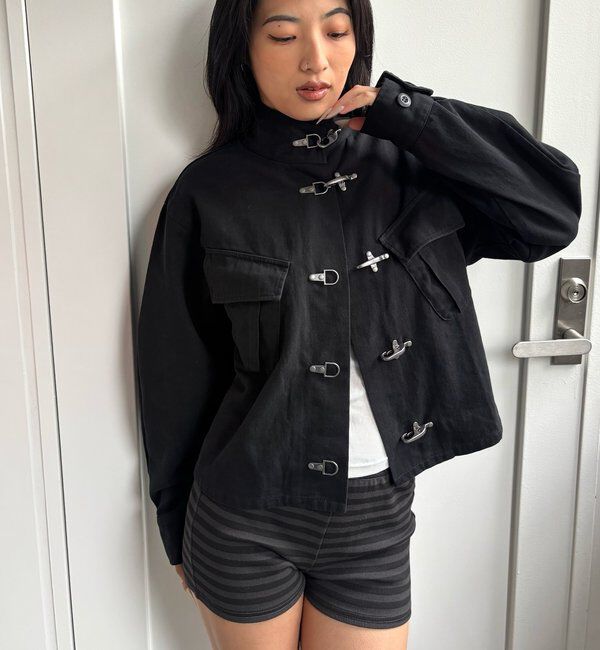  「ファイヤーマンミリタリーシャツジャケット」|ブルゾン・スタジャン|