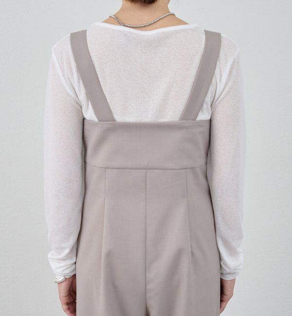  「ハイウエストサロペット」|オールインワン|