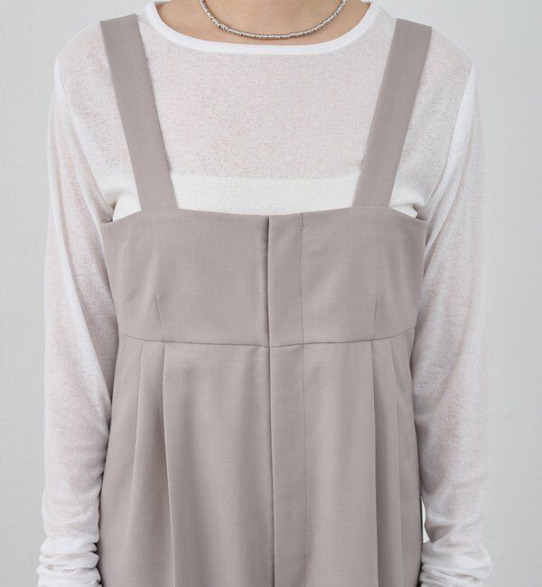  「ハイウエストサロペット」|オールインワン|