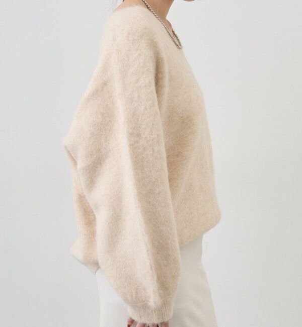  「【着映えニット】シャギーＶネックプルオーバー」|ニット・セーター|