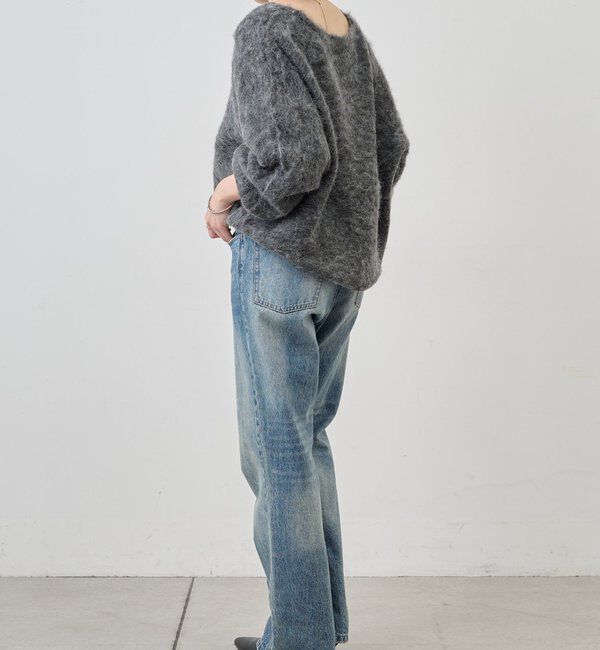  「【着映えニット】シャギーＶネックプルオーバー」|ニット・セーター|