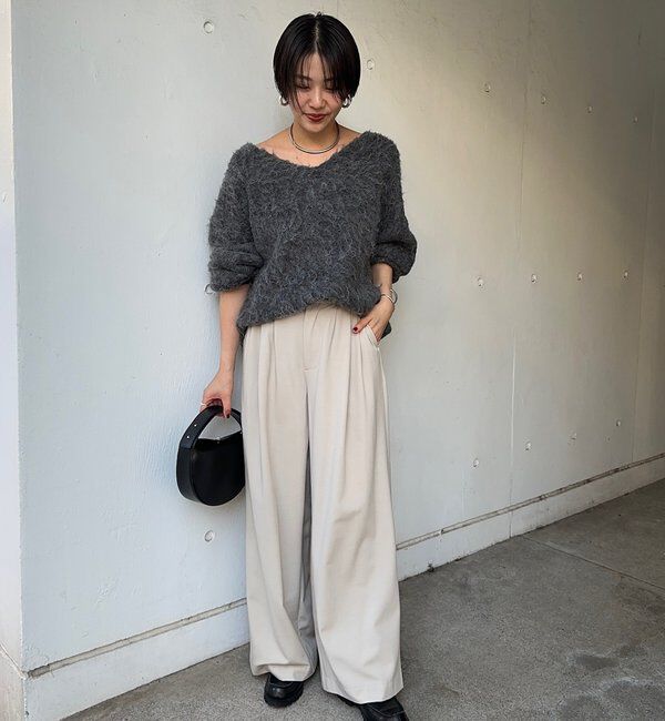  「【インフルエンサー＠tsuru00コラボ】3タックスラックスパンツ」|チノ|