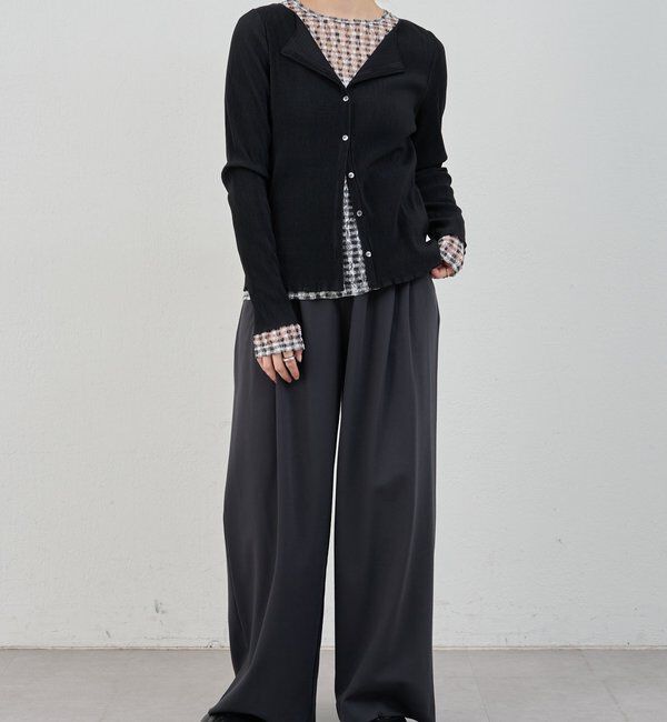  「【インフルエンサー＠tsuru00コラボ】3タックスラックスパンツ」|チノ|