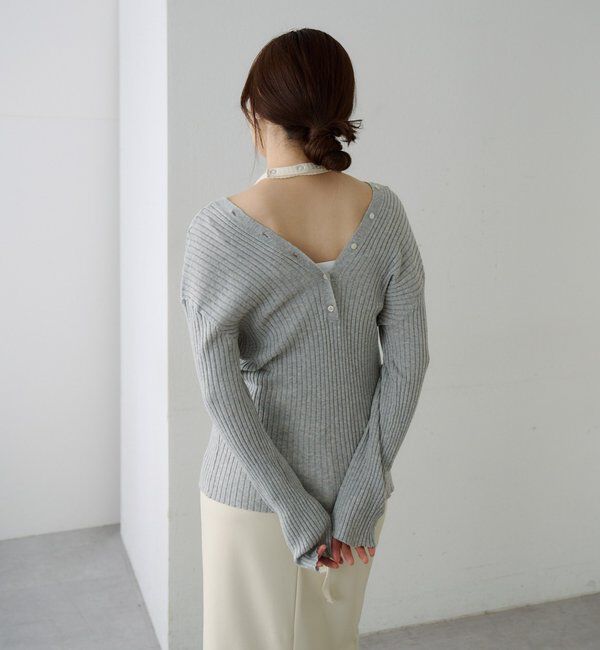  「2WAYリブカーディガン」|カーディガン|