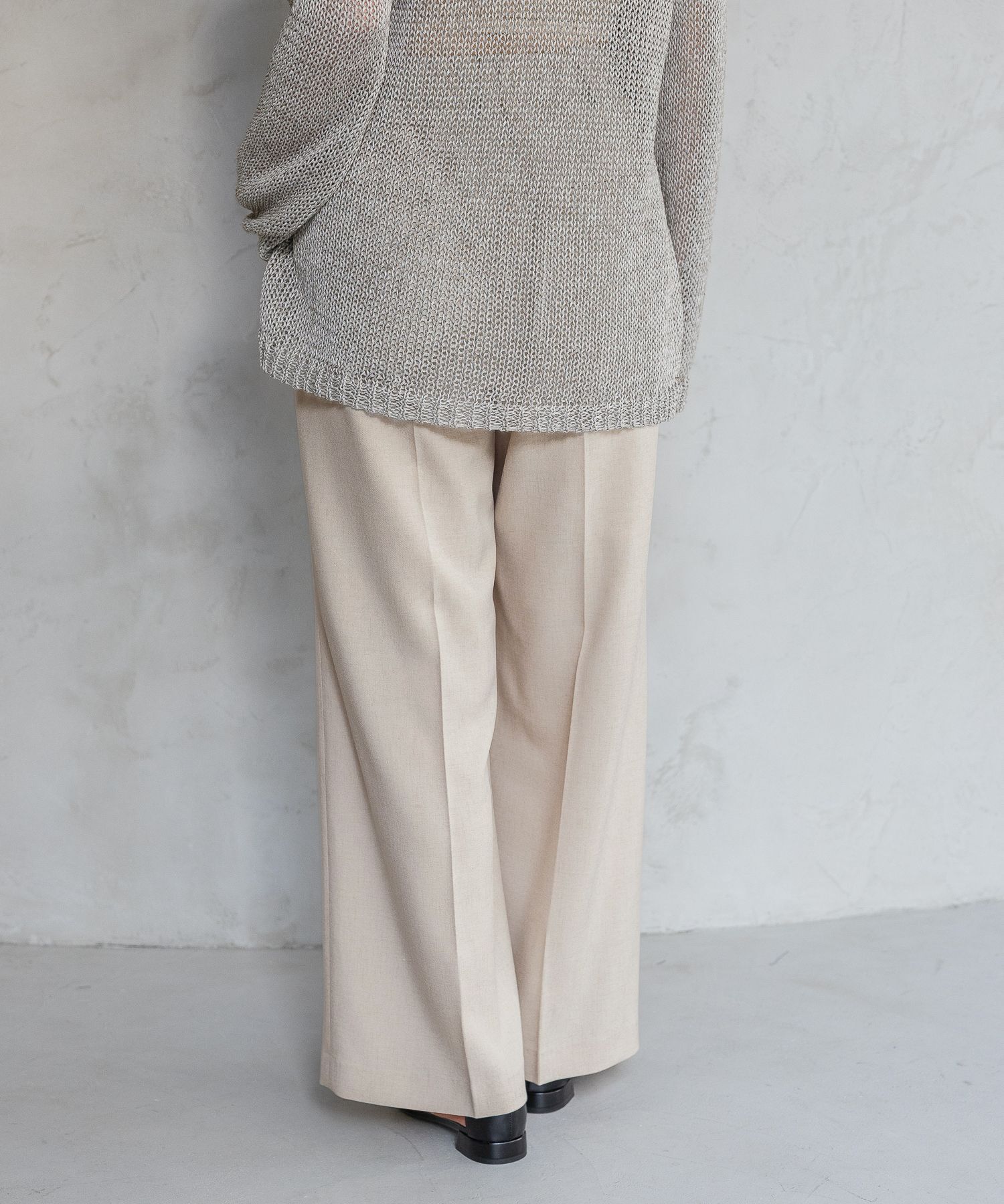 A part by 「【多機能・セットアップ対応可能】リネンライクパンツ」|スラックス|