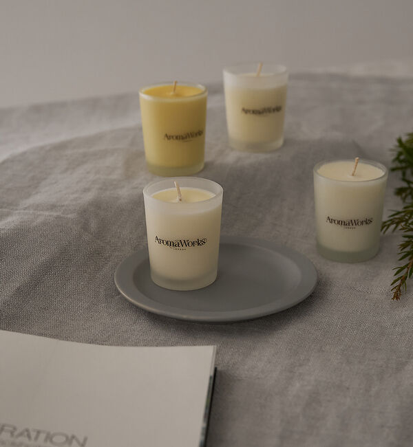 collex「【Aroma Works】 グラス入りキャンドルS」|アロマ・ルームフレグランス|ラベンダー