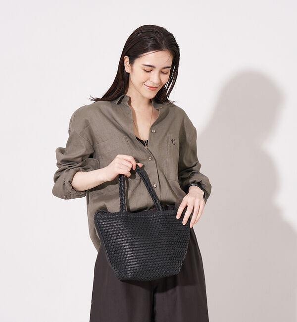 collex「レザーメッシュ2WAYトートバッグ」|トートバッグ|