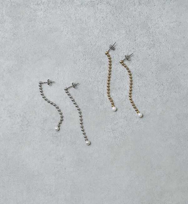 collex「【dignif】【金属アレルギー対応】パールスイングピアス」|ピアス|