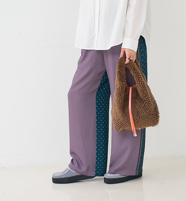 collex「【WEB限定】【EARTH MADE】ボア テープ マルシェバッグ」|ハンドバッグ|