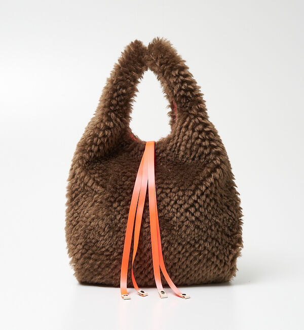 collex「【WEB限定】【EARTH MADE】ボア テープ マルシェバッグ」|ハンドバッグ|