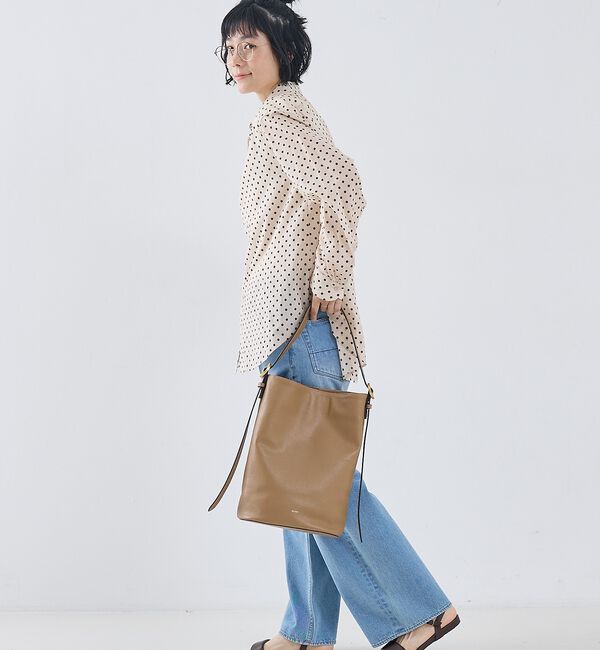 collex「【WEB限定】【Beau're/ヴュレ】Design Buckle Bucket」|ショルダー・メッセンジャー|