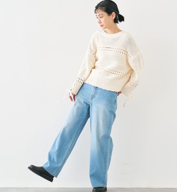 collex「袖口レースアップ2WAYカーディガン」|カーディガン|