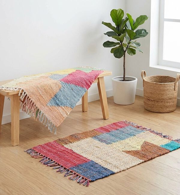 collex「【RugRu】BECCA ベッカ マット 50&times;70 インド綿 玄関マット キッ」|その他|