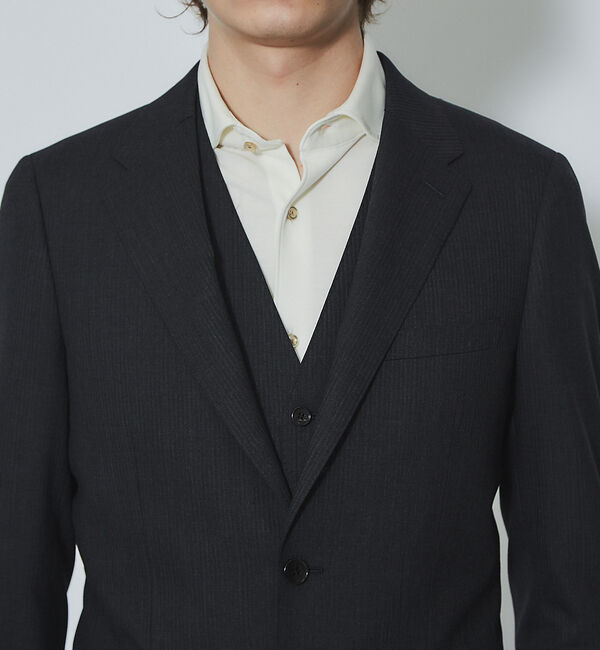 ABAHOUSE「【Recency of Mine】SUPER100ｓ ウールジャケット  ドビー」|テーラードジャケット|