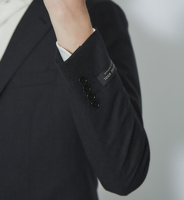 ABAHOUSE「【Recency of Mine】SUPER100ｓ ウールジャケット  ドビー」|テーラードジャケット|