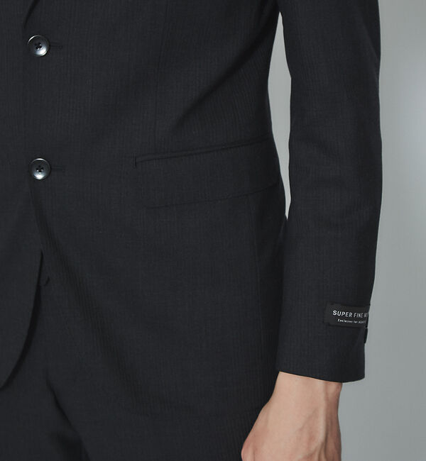 ABAHOUSE「【Recency of Mine】SUPER100ｓ ウールジャケット  ドビー」|テーラードジャケット|