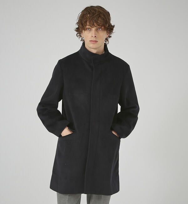 ABAHOUSE「【毛玉レス】ウール調メルトン スタンドコート」|その他|