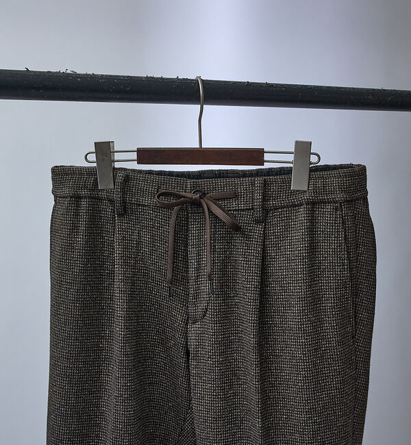 ABAHOUSE「【セットアップ対応/FLEX PANTS】ムリネ ジャージ ツイル スラックス」|スラックス|