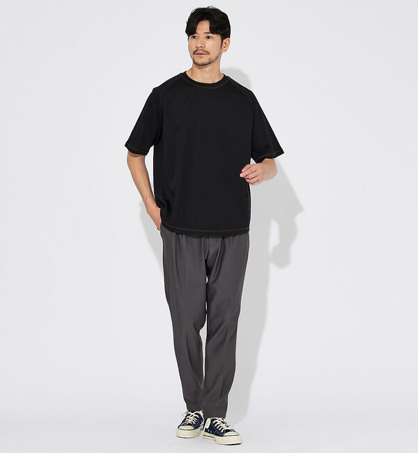 ABAHOUSE「【ロイヤルポンチ】シルクタッチ アトリエTシャツ」|Tシャツ・カットソー|