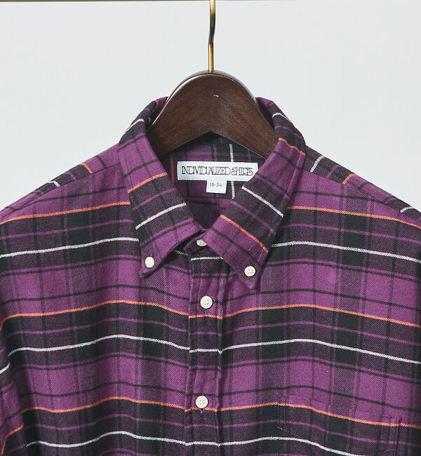ABAHOUSE「【別注】Individualized shirts / ボタンダウン チェックシ」|シャツ・ブラウス|