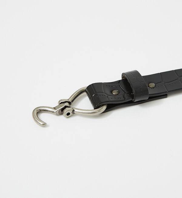 ABAHOUSE「Leather Hook Belt /ピックベルト/ユニセックス」|ベルト|