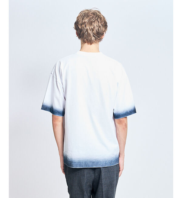 ABAHOUSE「ヴィンテージデザイン スプレープリント 半袖Tシャツ / オーバーサイズ」|Tシャツ・カットソー|