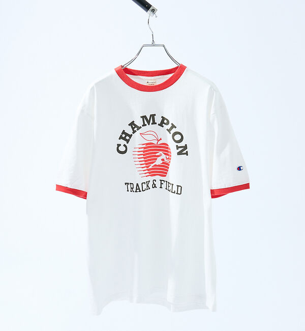 ABAHOUSE「【Champion】ショートスリーブ リンガーTシャツ」|Tシャツ・カットソー|