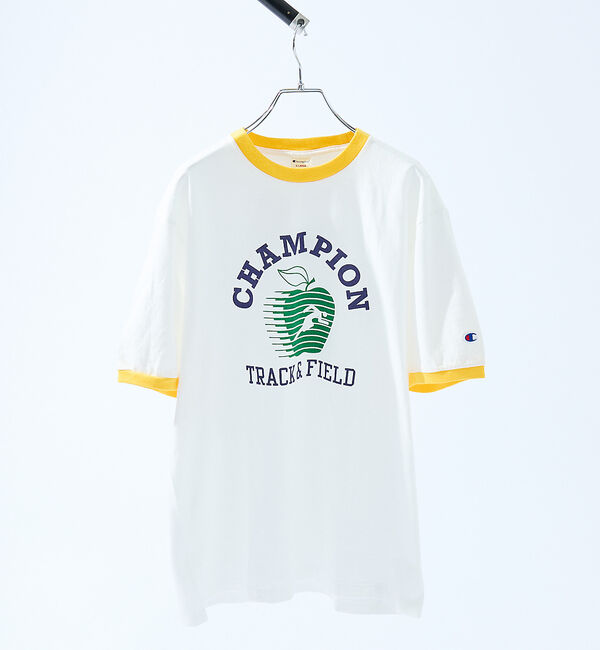ABAHOUSE「【Champion】ショートスリーブ リンガーTシャツ」|Tシャツ・カットソー|