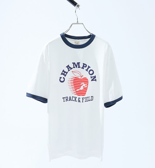 ABAHOUSE「【Champion】ショートスリーブ リンガーTシャツ」|Tシャツ・カットソー|