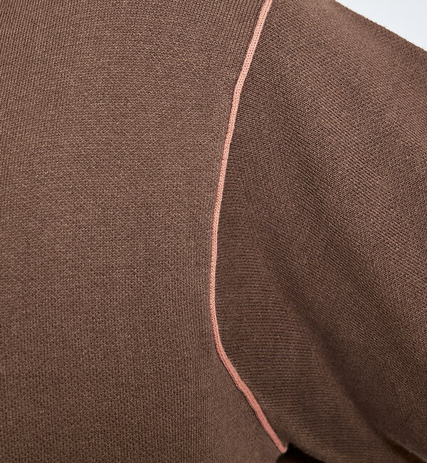 ABAHOUSE「【リバーシブルカラー】14Gコットン ニットスウェット / クルーネックプルオー」|ニット・セーター|