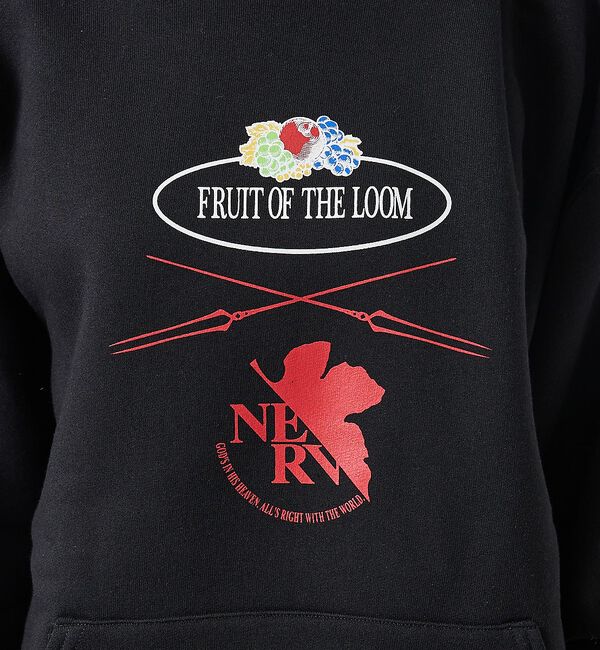 ABAHOUSE「【FRUIT OF THE LOOM】FTL&times;EVA ロゴプリントフーディー /」|パーカー|