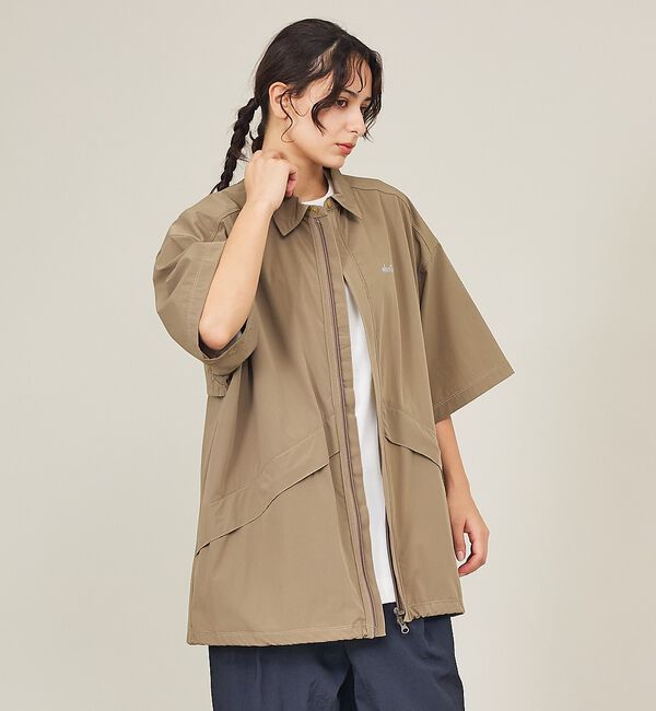 ABAHOUSE「【WILDTHINGS / ワイルドシングス】ELASTIC NYLON DEN」|シャツ・ブラウス|