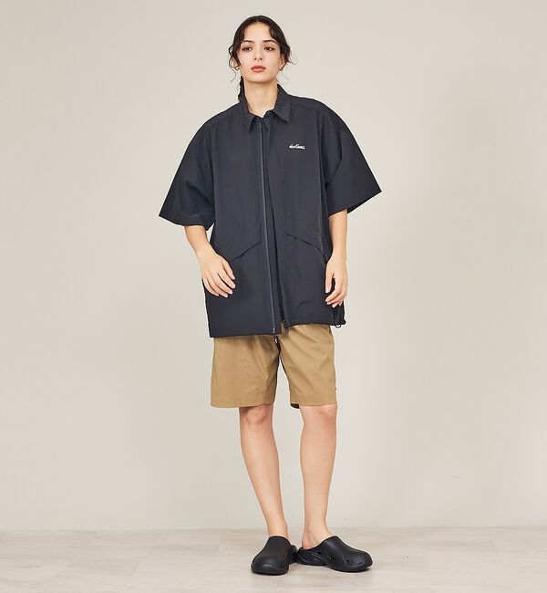 ABAHOUSE「【WILDTHINGS / ワイルドシングス】ELASTIC NYLON DEN」|シャツ・ブラウス|