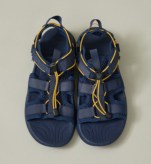 ABAHOUSE「【BUMPY / バンピー】 SPORTS RF0485/バンピースポーツサンダ」|サンダル|ネイビー