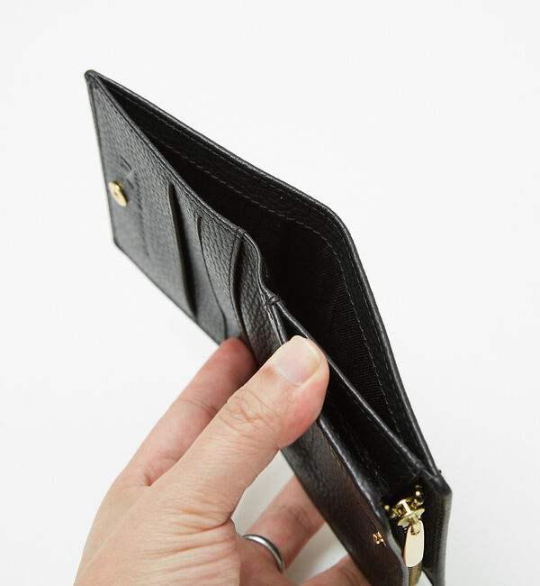 alfredoBANNISTER「牛革 シボレザー 二つ折り コンパクト 財布」|財布|