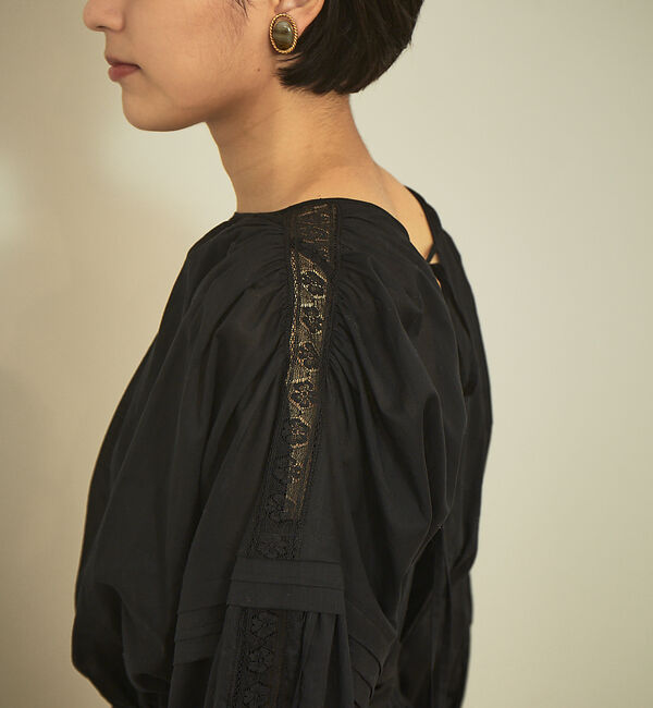 Rouge vif「【CLUNY LACE】レースバックシャンワンピース」|ワンピース|