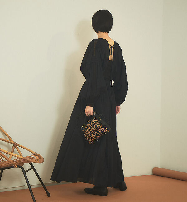 Rouge vif「【CLUNY LACE】レースバックシャンワンピース」|ワンピース|