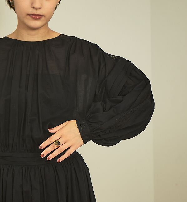 Rouge vif「【CLUNY LACE】レースバックシャンワンピース」|ワンピース|