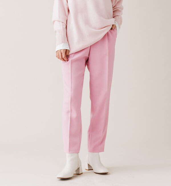 Rouge vif「【XSサイズ展開】 パウダーツイルテーパードパンツ」|その他|ピンク