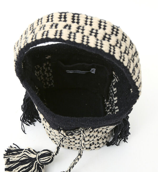 Rouge vif「【Swaraj】ジャガードバケツ型バッグ」|ハンドバッグ|