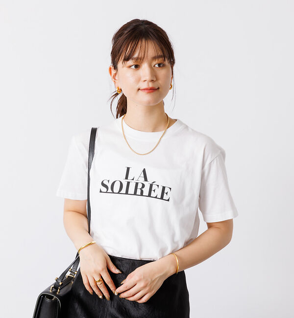 Rouge vif「フロントバックロゴ半袖Tシャツ」|Tシャツ・カットソー|