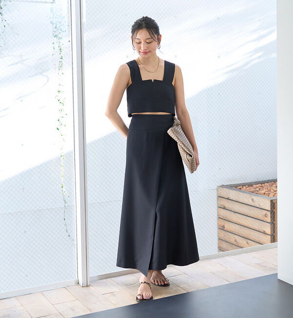 Rouge vif「【LAOCOONTE／ラオコンテ】フラットトングサンダル Elea Suede」|サンダル|