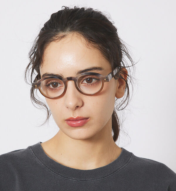 Rouge vif「【LE FOON】LE FOON 老眼鏡/リーティンググラス/マーブル模様/ワン」|メガネ|ブラウン